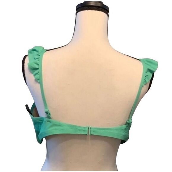 PLUS SIZE NWT J. Crew plus size bikini top with ruffle neckline - Picture 2 of 4